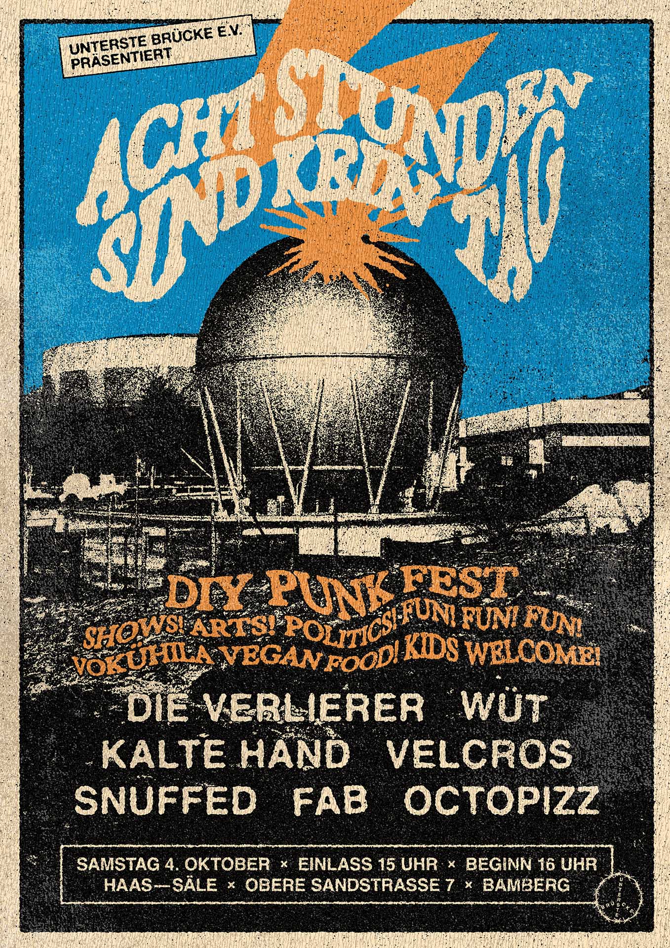 Acht Stunden sind kein Tag 2025 Festival Plakat
